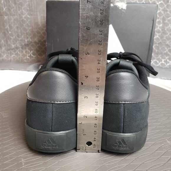 Adidas VL Court 3.0 Mens 10.5 Black Suede Streetwear Skatercore Y2K Casualwear - Picture 5 of 10